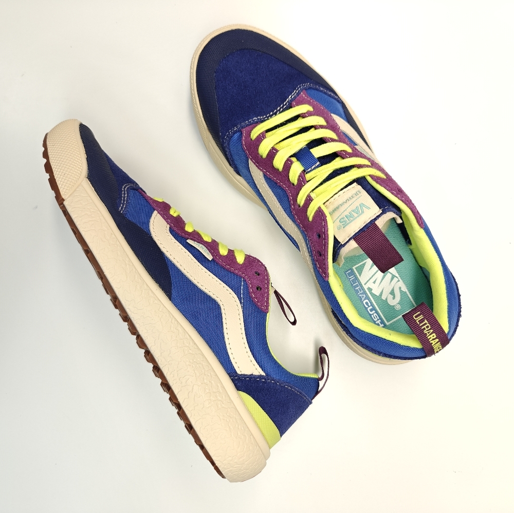 Vans UltraRange EXO SE Palette Pack Dazzling Blue Multicolor Sneakers Women's 9